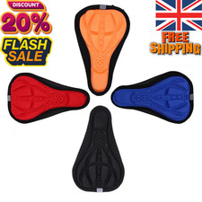 Soft Gel Bike Seat Cover Padded Cushion Saddle for Comfort Universal Fit