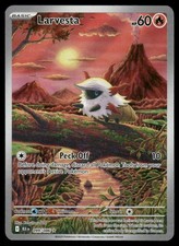 Pokemon Karten Larvesta 099/086 Black Bolt Illustration Rare NM