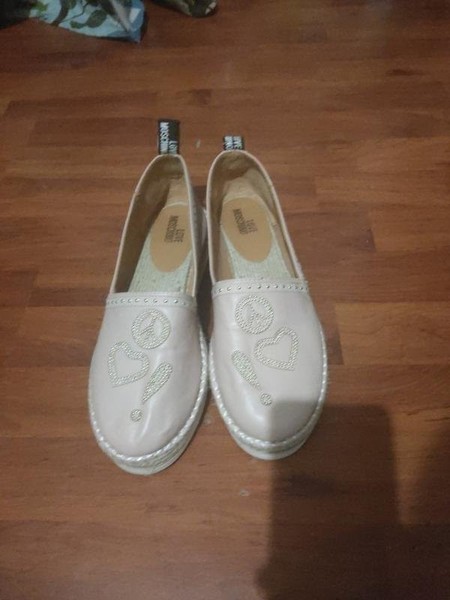 Women Love Moschino Heels Beige Artificial Leather