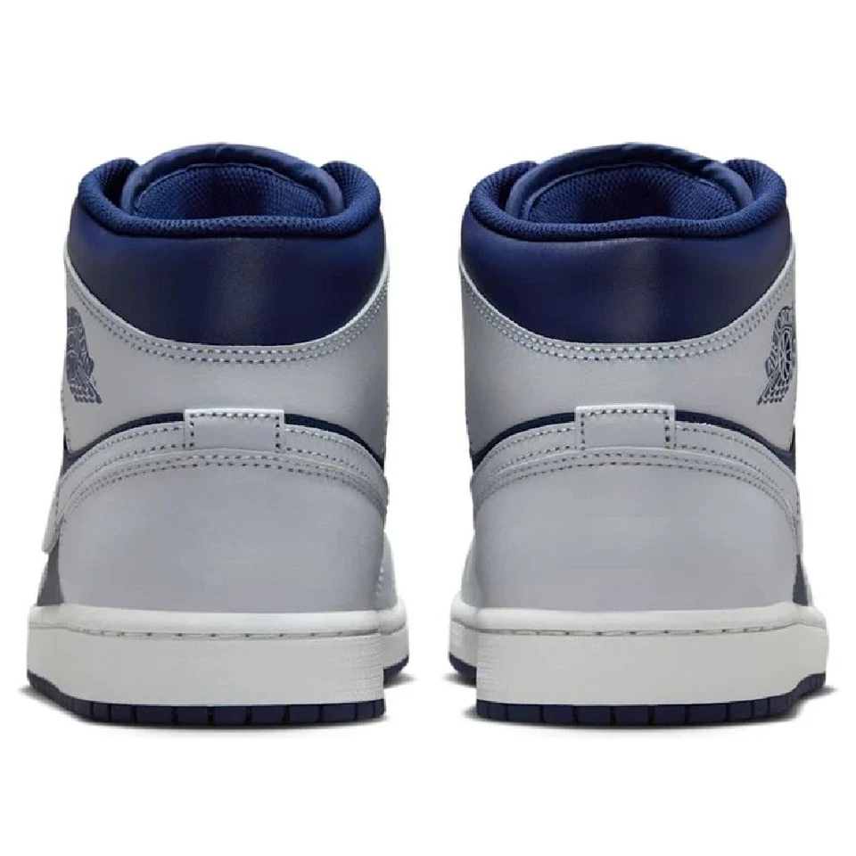 Men's Jordan 1 Mid Blue Void/Pure Platinum (DQ8426 403) - Image 4 of 4