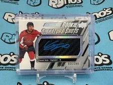 2023 Upper Deck Engrained Hockey Vincent Iorio Rookie Auto Silver Stick /299