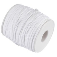 Geflochtener Kerzendocht Baumwolle 45 Ply 200 Fuß Lange 2,7Mm Flach Breit F. Diy