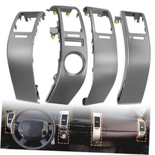 4Pcs A/C Dash Air Vent Trim Plate Panel, Air Vent Outlet Frame Cover, Fit for