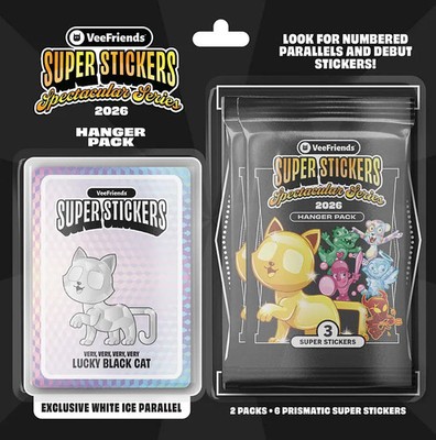 2026 VeeFriends Super Stickers Spectacular Series Hanger (White Ice)