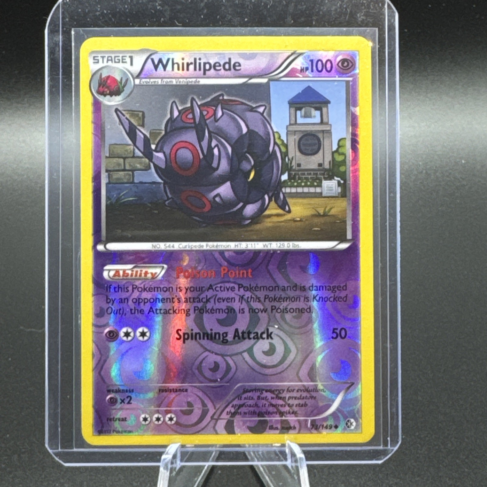 Whirlipede 73/149 Reverse Holo - Boundaries Crossed - NM