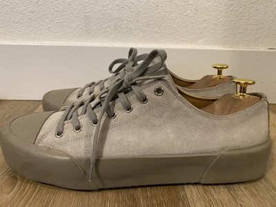 Jil Sander Gray Suede Men's Lace Up Casual Sneakers EU 43 