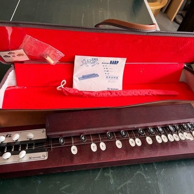 Peacock harp Electric  Suzuki nagoya Taishogoto Taishokoto MATSU soprano w/ case