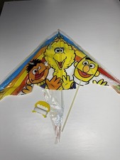 Vintage Sesame Street Wind Racer 500 Kite Burt Ernie Big Bird Spectra Star 91