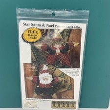 NEW VTG STAR SANTA AND PRAYING ANGEL Pattern 456 Happy Hollow Designs Christmas