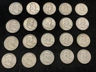 Roll 20 Franklin Silver Half Dollar 90% Silver. Free Shipping. SKUPCASWPPXTMN003