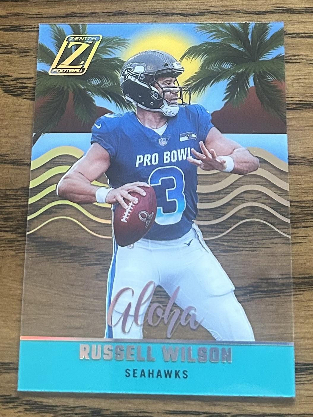 2022 Zenith #AL-22 Russell Wilson Aloha Case Hit SSP