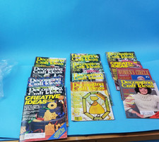 Lot of 14 Decorating and crafting idea magazines 1980s mixed months and years