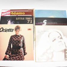 Lot of 6 Vintage Italian Pop Chanson LP Vinyl Records Mina Patty Pravo Adamo JP