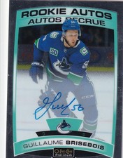 2019-20 O-Pee-Chee Platinum Rookie Autographs #RGB Guillaume Brisebois RC