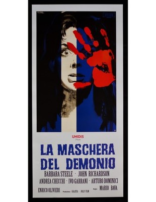 locandina LA MASCHERA DEL DEMONIO mario bava barbara steele garran B359