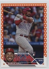 2023 Topps Complete Set Fanatics Exclusive Orange Star /99 Darick Hall #209 15t1
