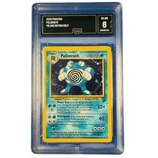 Poliwrath 15/130 Set Base 2 Holo Rare Carte Pokemon 2000 WOTC GMA 6 EX-NM