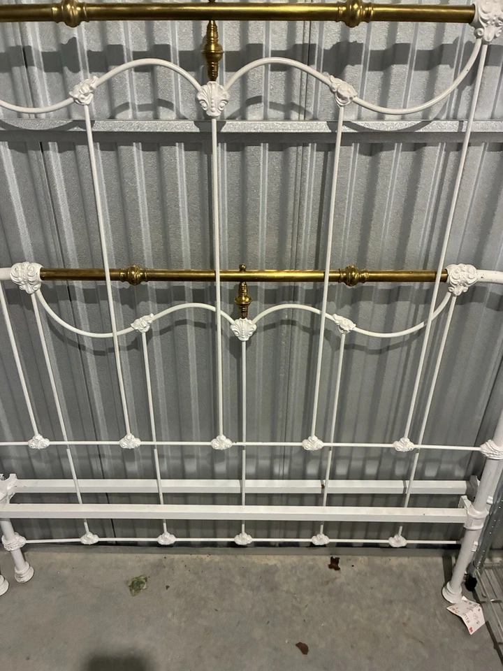 Cama de latón vintage - doble - debe ir para el jueves Foto 4 de 4