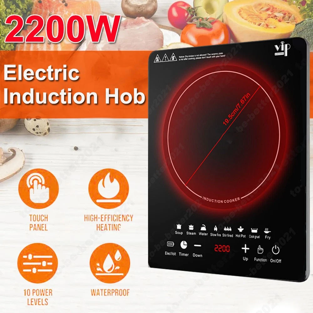 Kitchen Countertop Induction Hot Plate Cooktop Burner Electric Hot Cook Stove