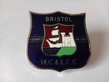Bristol Motor Cycle & light Car Club badge. BMC & LCC badge. Motor Club Badge.