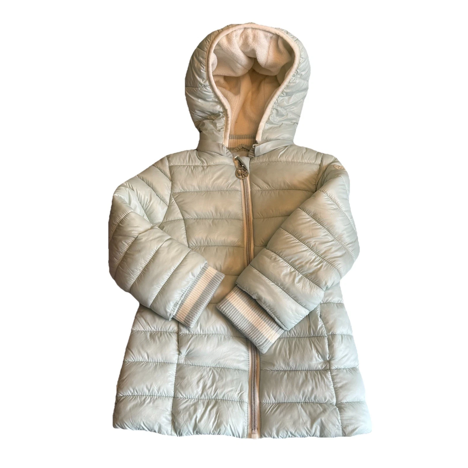 Cappotto giacca puffer Michael Kors con cappuccio rimovibile; 2T