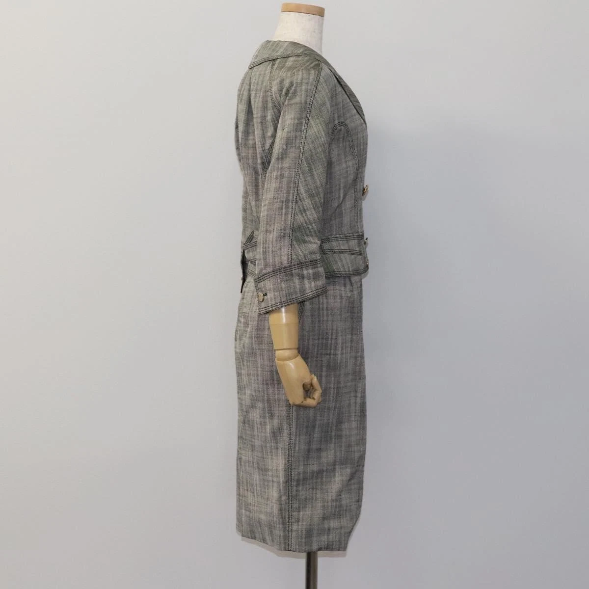 LOUIS VUITTON（LV） Giacca e gonna LOUIS VUITTON setup giacca seta 36 grigio LV originale am7979