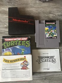 Teenage Mutant Hero Turtles Ninja NES Nintendo Complete Boxed PAL