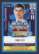 MATCH ATTAX 2017/2018 COURTOIS DIGITAL LIVE ONLINE PRO 11 CODE CARD