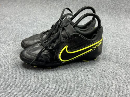 Nike Tiempo Legend Soccer Cleats Youth Size 4Y Black DA1331-070 Athletic Shoes