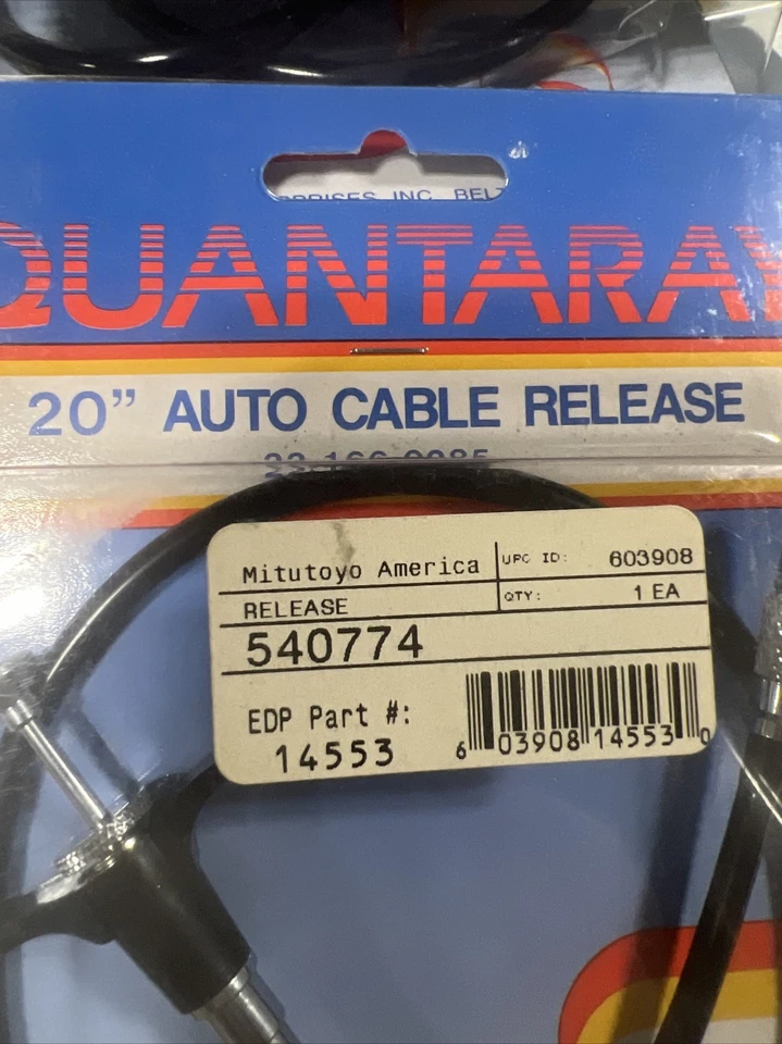 Quantaray 20 inch Auto Cable Shutter Release for 35mm camera *NEW* - Image 2 of 3