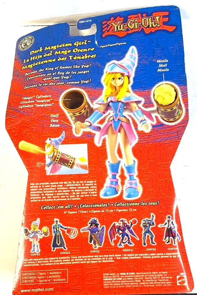 Figura de acción Yugioh Mattel Dark Magician Girl nueva de 5" 2003 ¡Muy rara! Foto 2 de 4