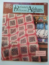 Definitely Different Afghans ASN Crochet Pattern Booklet 128