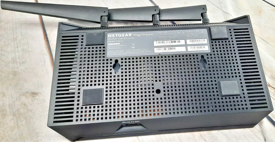 Router NETGEAR Nighthawk AC2600 R7450 Smart Wi-Fi Gaming Router TESTED & WORKS. - Image 2 of 4