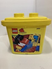 lego duplo 2997 preschool building toy 40 pcs in container with handle