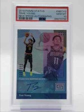 Trae Young 2018-19 Status New Breed Autograph Hawks Rookie RC Auto PSA 10