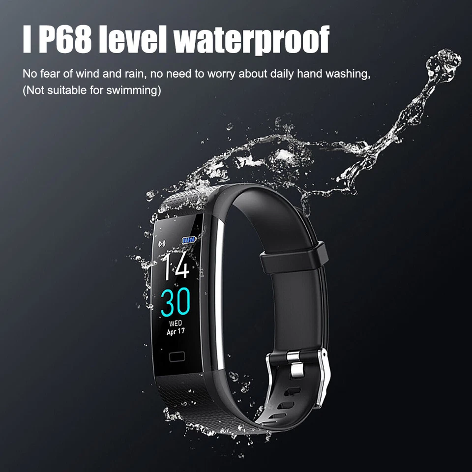 Smart Watch Band Heart Rate Oxygen Blood Pressure Fitness Tracker Activity Sport - Image 2 of 4
