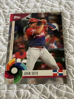 2023 Topps World Baseball Classic Global Stars Juan Soto #1 Dominican Republic