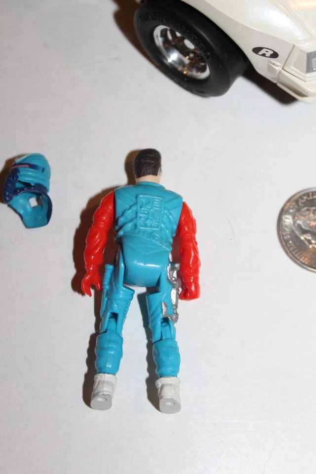 Máscara Kenner M.A.S.K. 1987 de colección Figura de acción Brad Turner Razorback casco de coche difícil de encontrar Foto 3 de 4