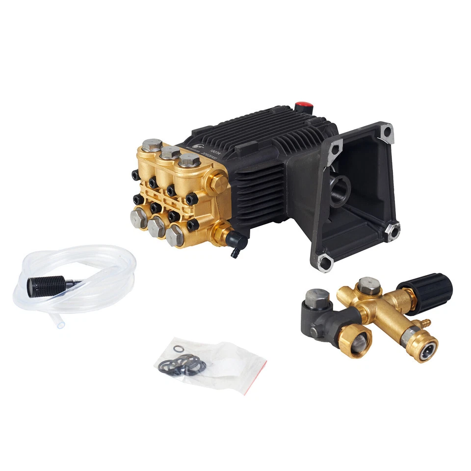 Bomba lavadora a presión Canpump CE 3648 G/GP 3600 psi @4,8 gpm eje hueco de 1 pulgada Foto 2 de 4