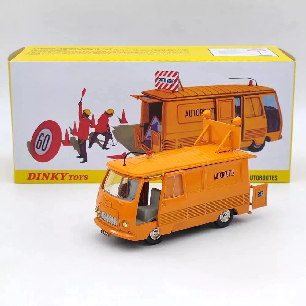 Miniature Fourgon Citroën 1200kg – Orange Fluo – Échelle 1/48 – CLE 18