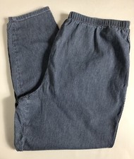 Mom’s Elastic Waist Jeans ~ Size 22W/24W. ~ Pull On ~ Stretch ~ Made in USA
