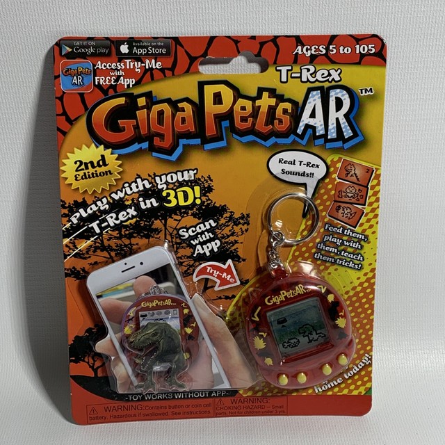 Giga Pets AR Trex 2nd Edition Top Secret Toys Electronic Virtual Pet 2017 for sale online eBay