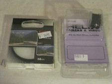 Helix Camera  Video PC to Hot Shoe Adapter  Canon 58mm UV Haze filter