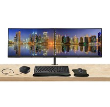 HP P24h G5 24 inch 1920 x 1080 FHD LCD Monitor, 2-Pack Bundle with HDMI