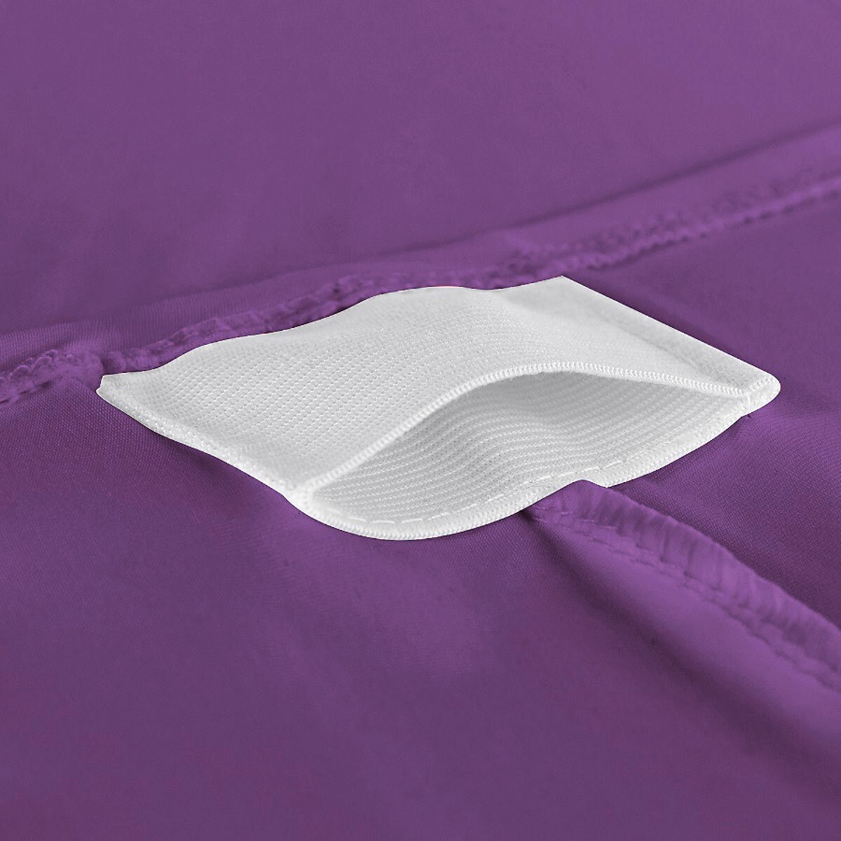 8-Foot Fitted Tablecloth In Purple - Perfect For Weddings, Banquets & Trade Shows