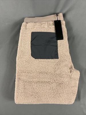 Greyson Sherpa Pants Joggers XL Fawn Beige Polyester NWT MSRP $198