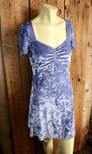 Urban Outfitters Blue Velvet Dress Size Large