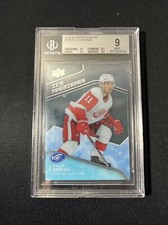2019-20 UD Ice Filip Zadina Rookie Ice Premieres /99 Level 1 BGS9 w/10 Red Wings