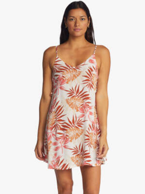 Roxy Women's Beachy Vibes Swim Cover-Up Dress swimwear