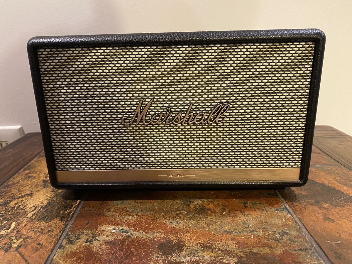Marshall - Acton II Bluetooth Speaker,Black, Excellent, Open Marshall - Acton II Bluetooth Speaker,Black, Excellent, Open